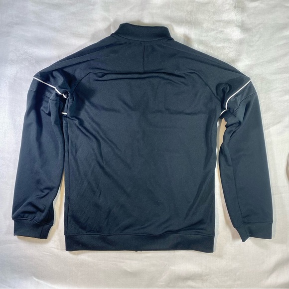 Nike Full Zip Black Track Jacket Boys Sz S Sports Activewear Ballgame Running - Picture 2 of 8